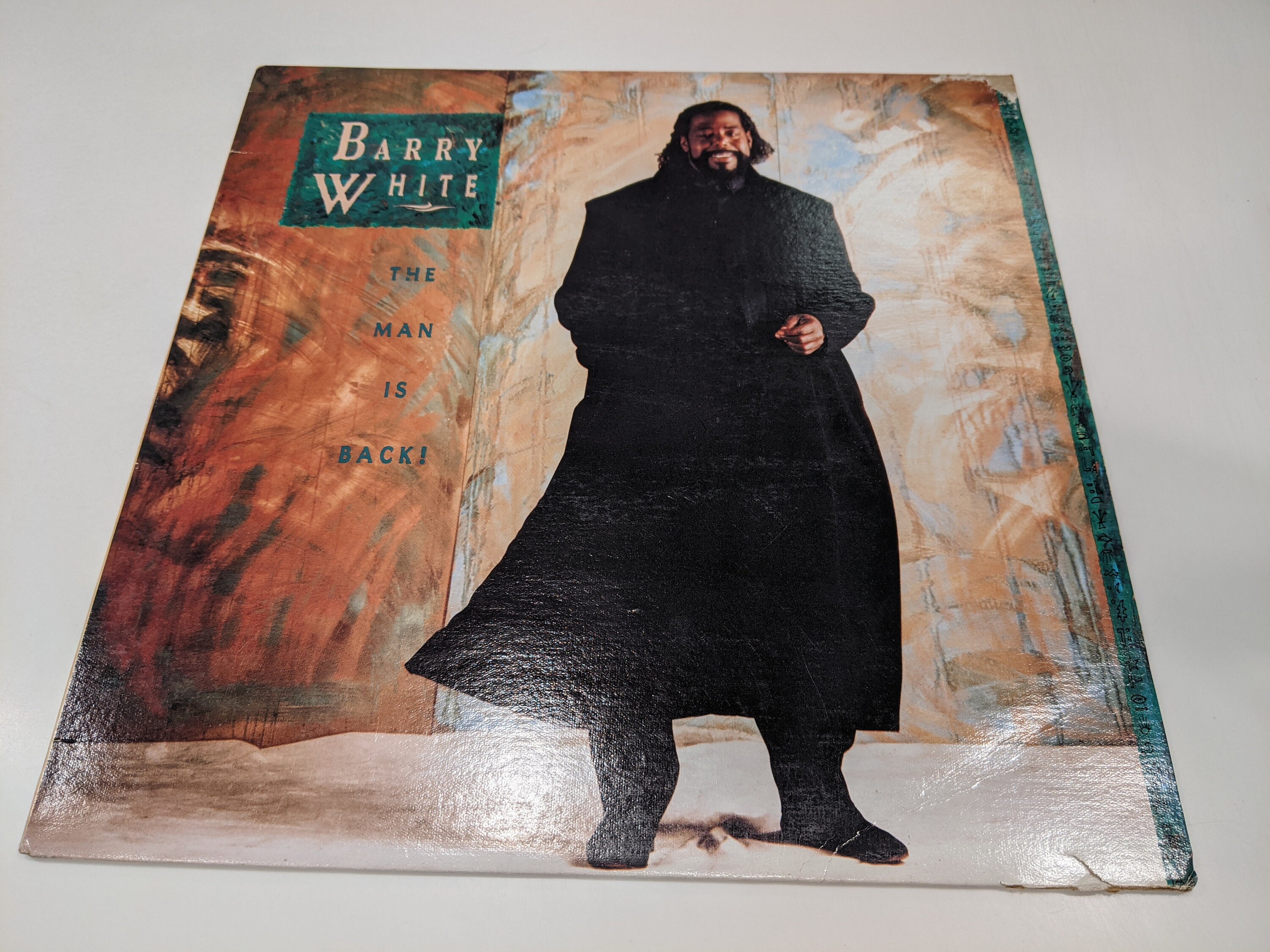 Barry White The Man Is Back Vinyl LP VG cover / Etsy