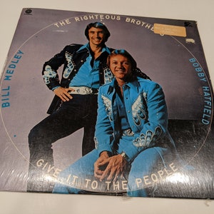 Righteous Brothers &quot;Give It To The People&quot; Vinyl LP (1974; **New / Sealed**) + fun bonus 7&quot; Single!