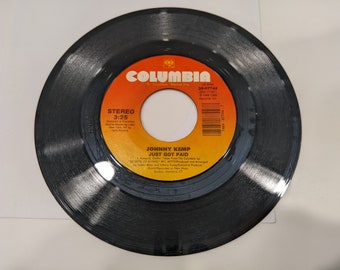 Johnny Kemp "Just Got Paid / Just Got Paid (Instrumental)" Vinyl 7" Single (EX disc)