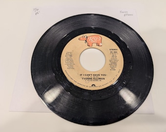 Yvonne Elliman "If I Can't Have You / Good Sign" Vinyl 7" Single (strong VG+ disc)