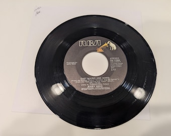 Jerry Reed "East Bound And Down / (I'm Just A) Redneck In A Rock And Roll Bar" Vinyl 7" Single (strong VG+ side A / EX side B)