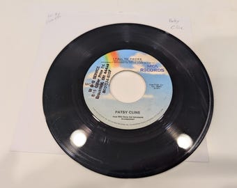 Patsy Cline "I Fall To Pieces / He Called Me Baby" Vinyl 7" Single (strong VG+ visual / play-graded strong VG+)