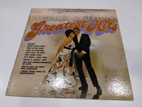 PEACHES & HERB LET'S FALL IN LOVE vinyl record