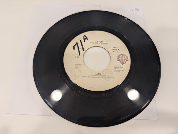 ZZ Top "legs / Sharp Dressed Man" Vinyl 7" Single (EX Visual; Highly Sought  2-hit Reissue; EX Play-grade) - Etsy
