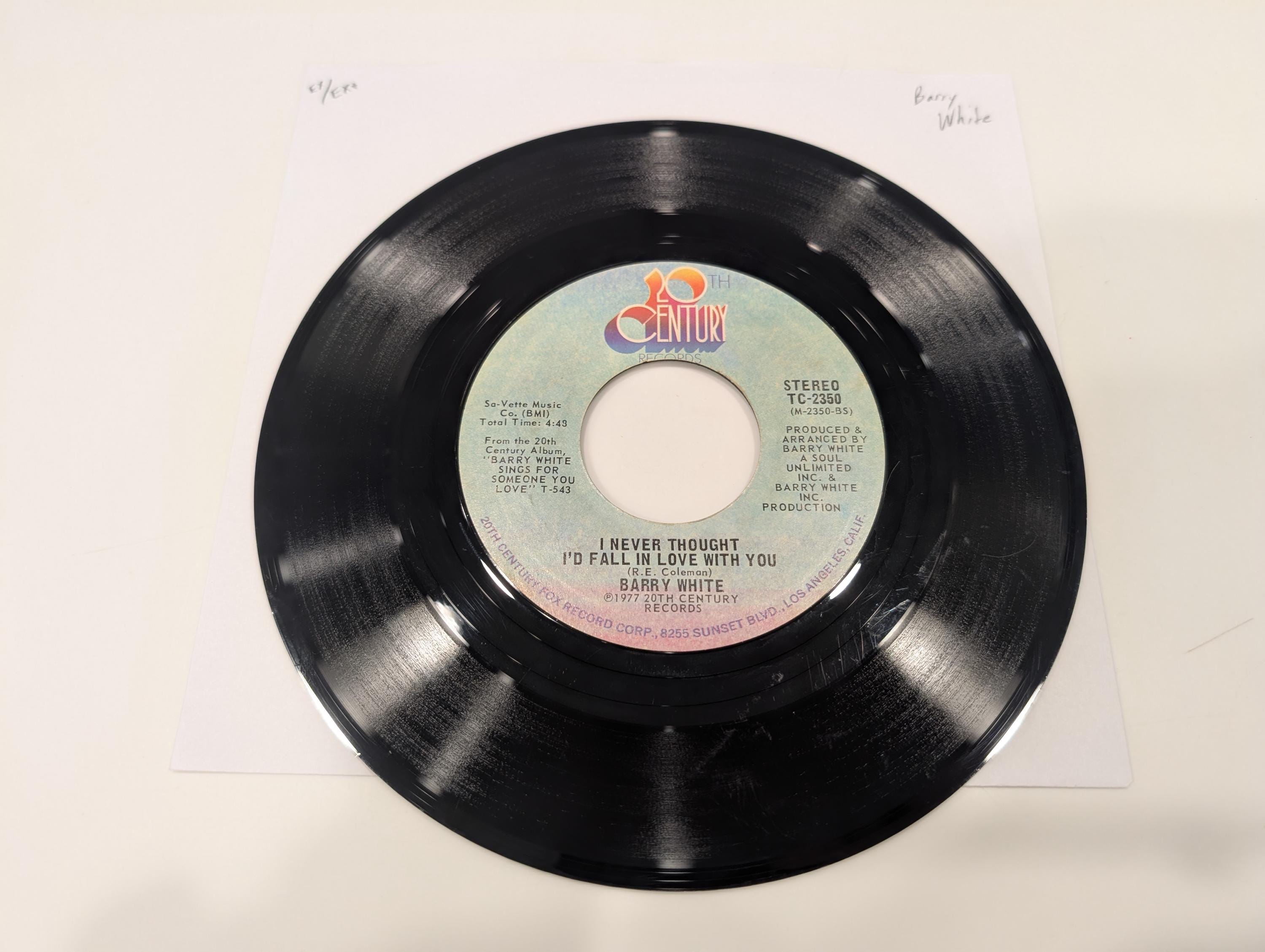 Barry White / Love Unlimited Orchestra Vinyl 7