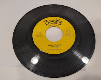 Greg Kihn Band "Jeopardy / Fascination" Vinyl 7" Single (EX+ disc; nice!)