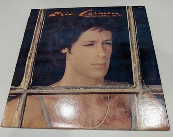 Eric Carmen "Boats Against The Current" Vinyl LP (EX+ cover / NM disc; **Collector Grade**)