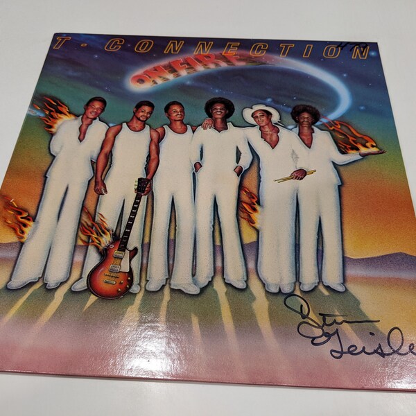 T Connection "On Fire" Vinyl LP (1977 Disco Funk; NM- cover*; writing / NM disc*; writing; beautiful!)