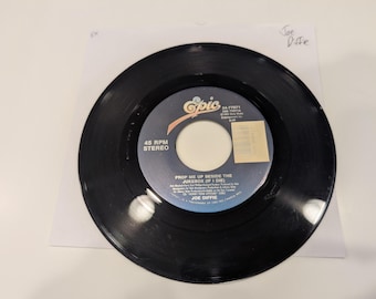 Joe Diffie "Prop Me Up Beside The Jukebox (If I Die) / I Can Walk The Line (If It Ain't Too Straight)" Vinyl 7" Single (EX disc)