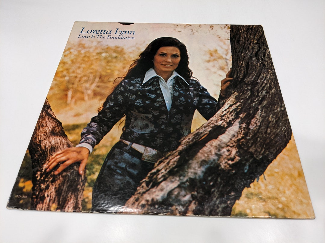 Loretta lynn love is the foundation vinyl lp ex cover nm disc