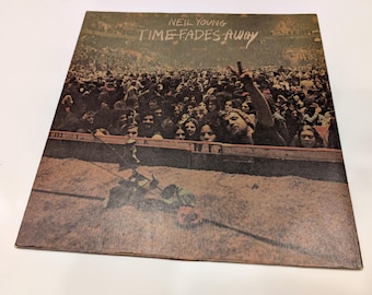 Neil Young "Time Fades Away" Vinyl LP (EX cover / see description concerning disc!)