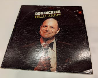 Don Rickles "Hello Dummy!" Vinyl LP (G cover; lots of repairs / EX disc; nice!)