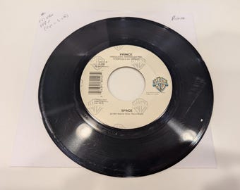 Prince "Space (Universal Love Radio Remix) / Space (Album Version)" Vinyl 7" Single (VG+ visual / VG+ play-grade*)