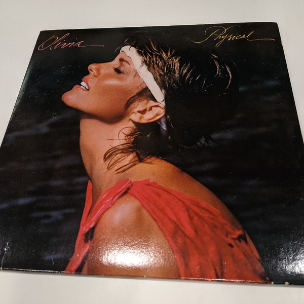 Olivia Newton John "Physical" Vinyl LP (VG gatefold cover / VG+ disc; no poster!)