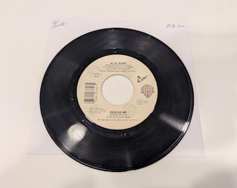Al B. Sure « Rescue Me / Rescue Me (Instrumental) » Vinyle 7" Single (Excellent état face A / Très bon état face B)