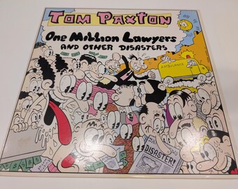 Colección de discos de vinilo LP de Tom Paxton x 4 (¡discos de alta calidad! ¡Ver descripción!)