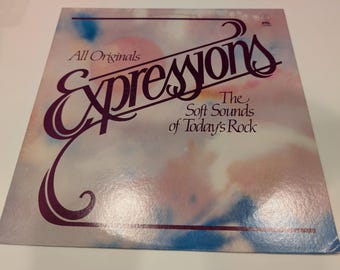K-Tel "Expressions: The Soft Sounds of Today's Rock" Vinyl LP (Yacht Rock!; EX cover / EX+ disc; microfiber hand cleaned)