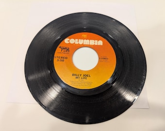 Billy Joel "My Life / 52nd Street" Vinyl 7" Single (EX disc; microfiber hand cleaned)