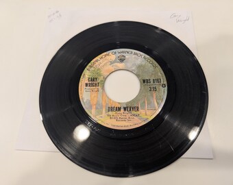 Gary Wright "Dream Weaver / Let It Out" Vinyl 7" Single (strong VG visual / strong VG+ play-grade; nice undercurrent!)