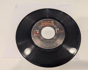 Don't Be A Menace... feat. Joe et Mona Lisa, « All The Things (Your Man Won't Do) / Can't Be Gaspiller My Time » Vinyle 7" Single (disque EX)