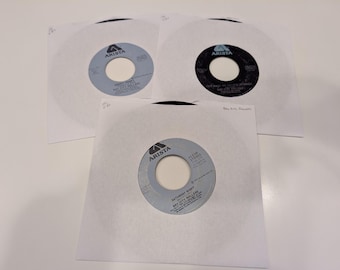 Bay City Rollers Vinyl 7" Singles Collection x 3 (includes "Saturday Night"; all strong VG+ discs)