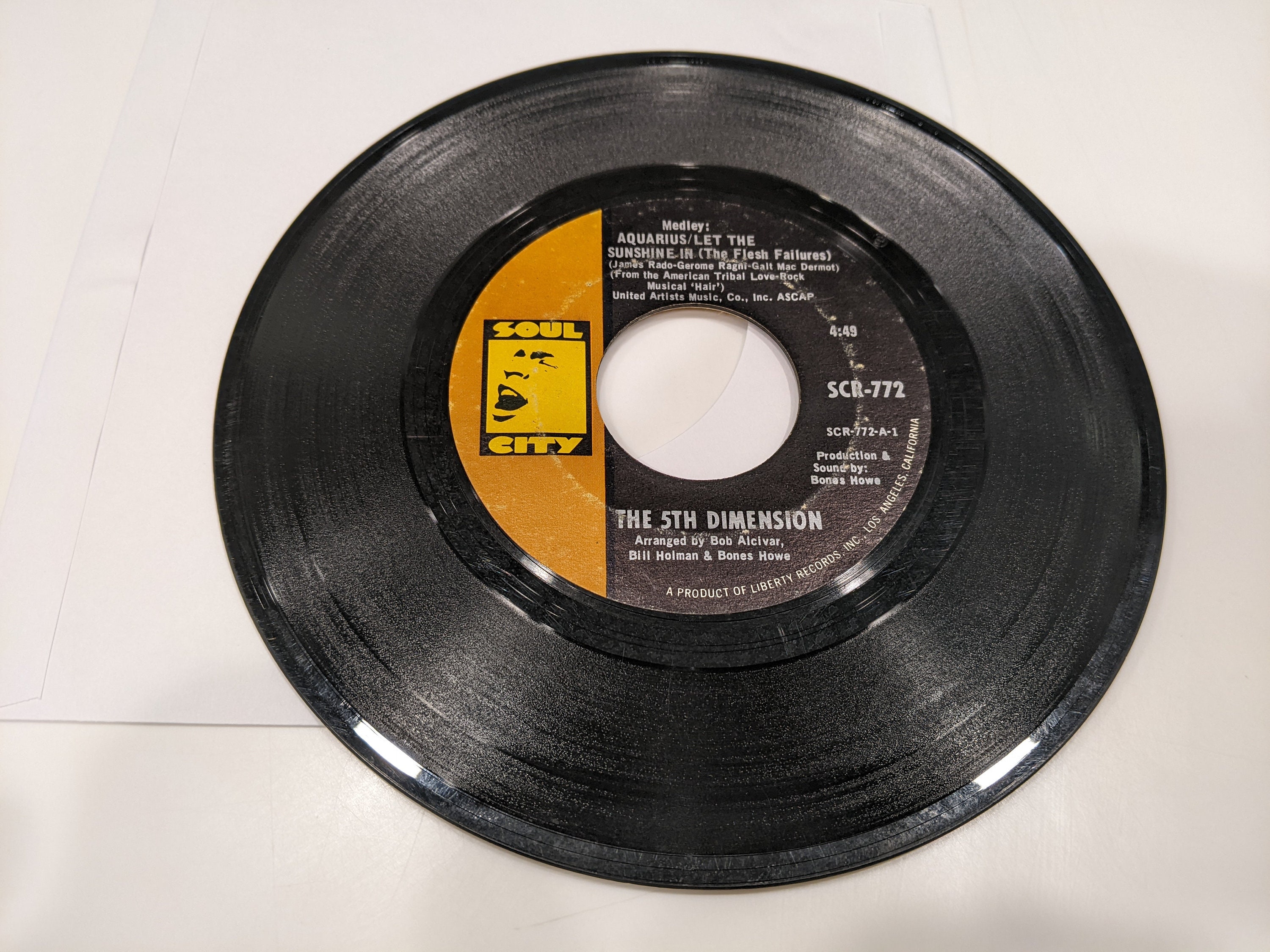 Fifth 5th Dimension Vinyl 7