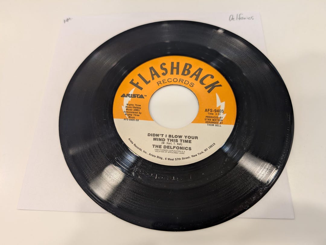 Delfonics didn't I Blow Your Mind This Time / La La Means I Love You