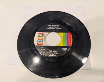 Who, The "Join Together / Baby Don't You Do It" Vinyl 7" Single (VG visual / play-graded; see description)