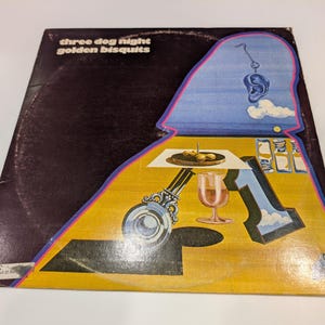 Three Dog Night &quot;Golden Bisquits&quot; Vinyl LP (VG cover; no attached or detached poster / strong VG+ disc; Ultrasonic Cleaned 10/15/2024)