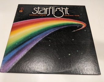 K-Tel Various Artists "Starflight" Vinyl LP (1979 Compilation; EX cover / EX disc; microfiber hand cleaned)