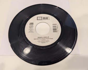 Inner Circle « Bad Boys (Theme From Cops) / Sweat (A La La La La Song) » Vinyle 7" Single (VG+ visuel / EX qualité d'écoute)