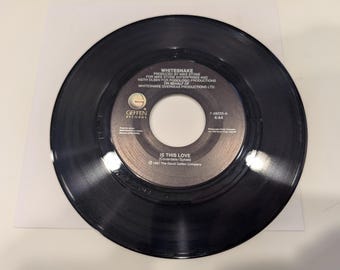 Whitesnake "Is This Love / Bad Boys" Vinyl 7" Single (EX disc)