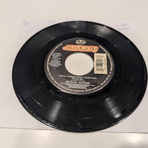 Crystal Waters "Gypsy Woman (Radio Mix) / Gypsy Woman (Basement Boy "Strip To The Bone" Mix)" Vinyl 7" Single (strong VG+ disc)