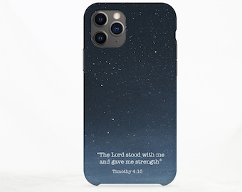 Custom christian bible verse iPhone 13 Pro Max case, personalized quote iPhone 12 Pro case gift for Christians, catholic iPhone 11 case