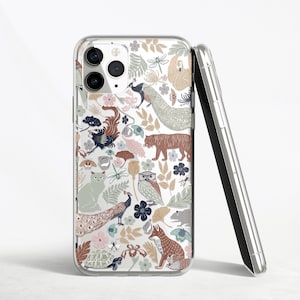 Animal zoo case for iPhone 12 Pro Max case, iPhone 12 SE, iPhone 11 Pro Max case,  iPhone Xr, iPhone Xs, iPhone X, iPhone 8, iPhone 7