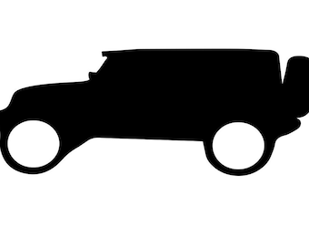 Decal for Jeep Wrangler JK, JL windshield corner set of 4