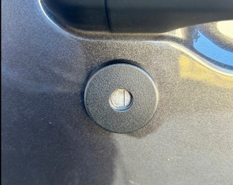 Protective key hole covers, fits 18-25 Wrangler JL & JLU Without Remote Entry
