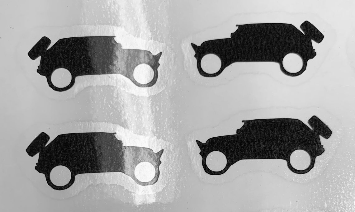 Set of 4 Jeep Wrangler windshield right corner Window Decal Etsy