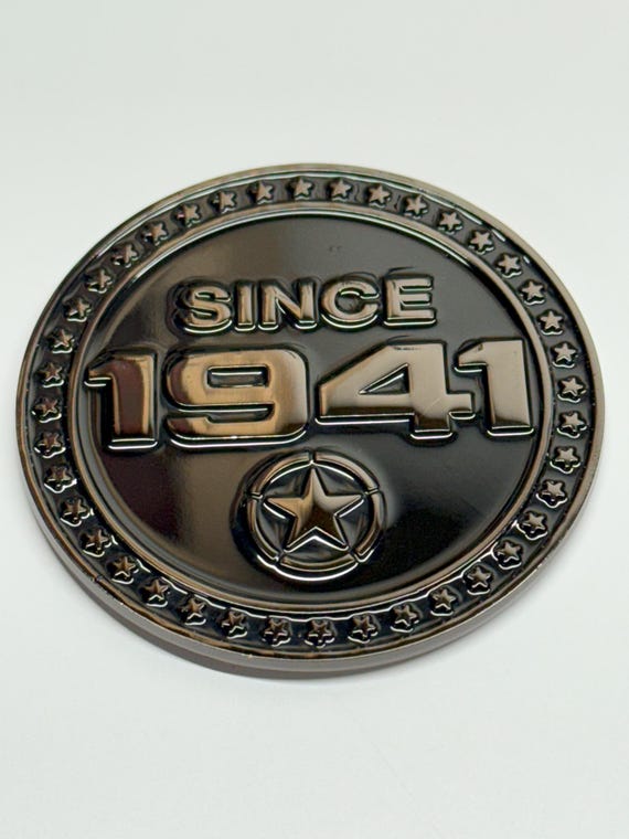Blackout Metal Badge “since 1941” for Jeep Gladiator JT