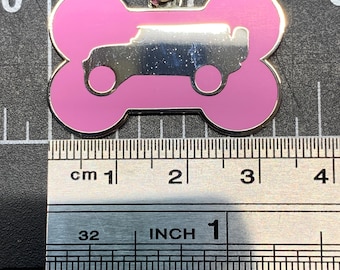 Custom Truck Pet ID Tag: Personalized Dog Tag