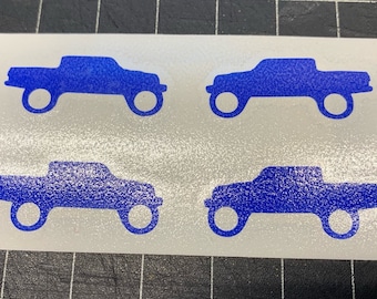 Set of 4, decal for Gladiator windshield