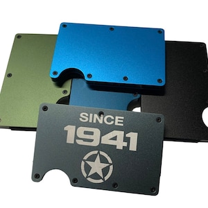 Cartera de metal personalizada (apto para Jeep Wrangler y Gladiator)