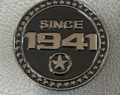 Blackout Metal Badge “since 1941” for Jeep Gladiator JT