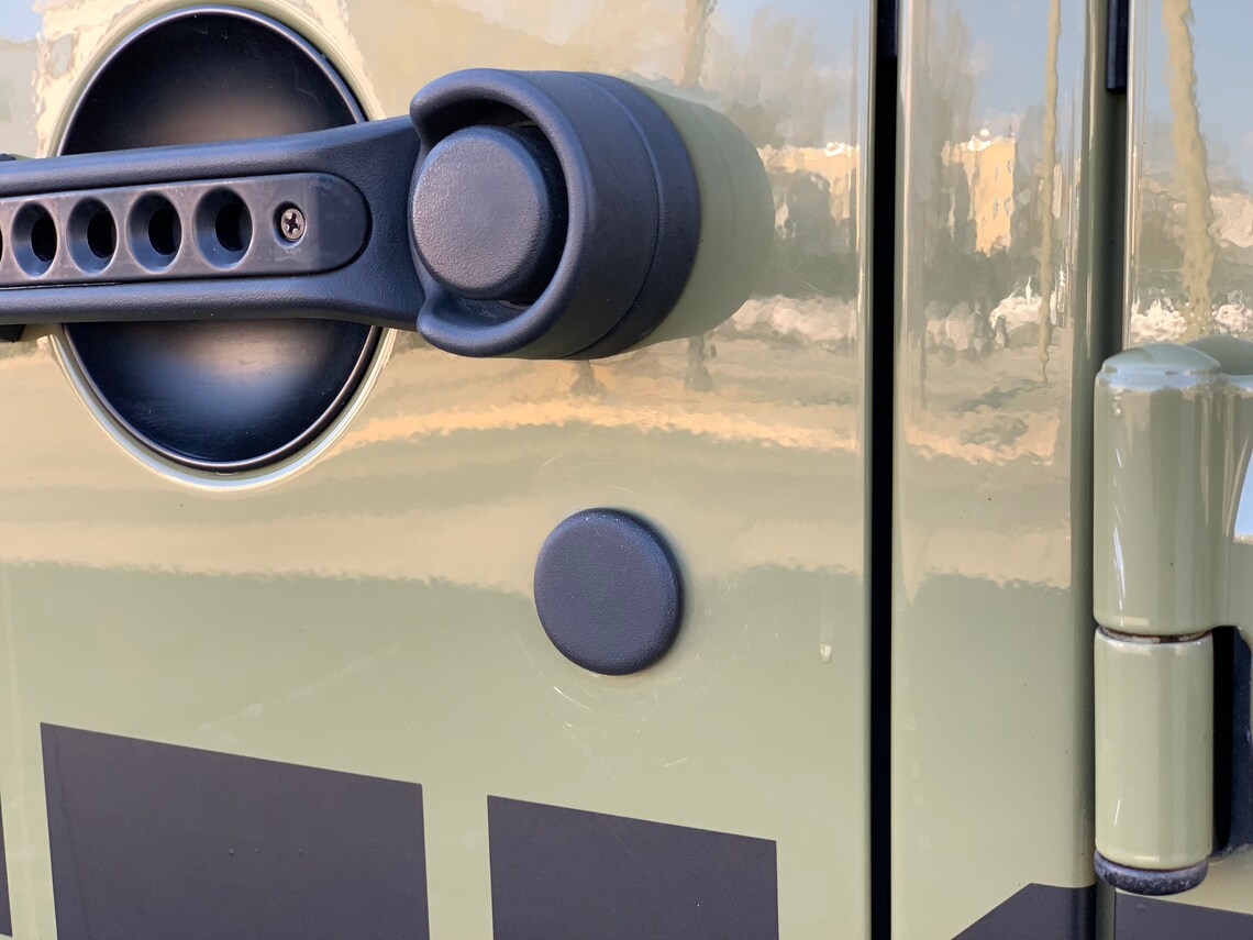 0718 Jeep Wrangler JK JKU Door Lock Caps New Updated version Etsy