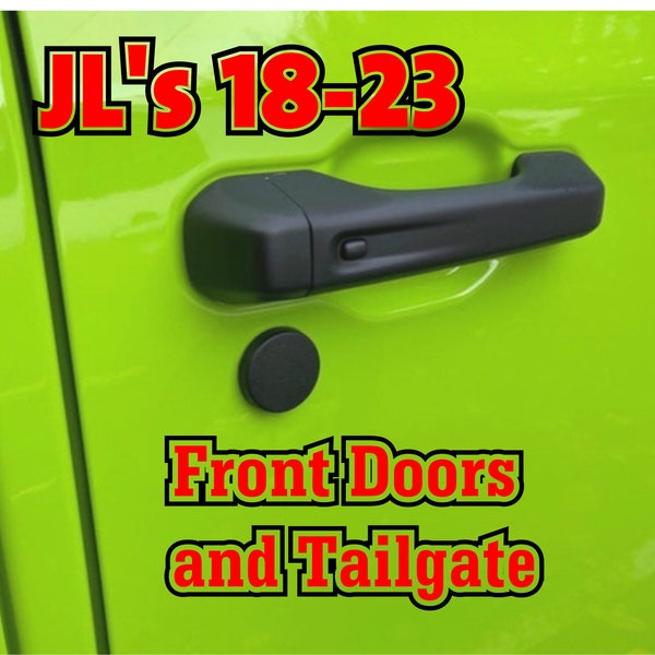 Protective key hole covers, fits for 18-24 Jeep Wrangler JL