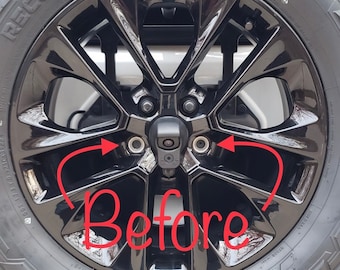 3D Printed Spare Tire Dummy Nut for Jeep Wrangler JL