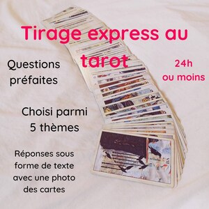 Lecture de tarot en 24h amour, argent, opportunités, es-tu sur la bonne voie, gère tes émotions