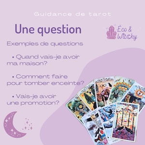 Tirage tarot une question