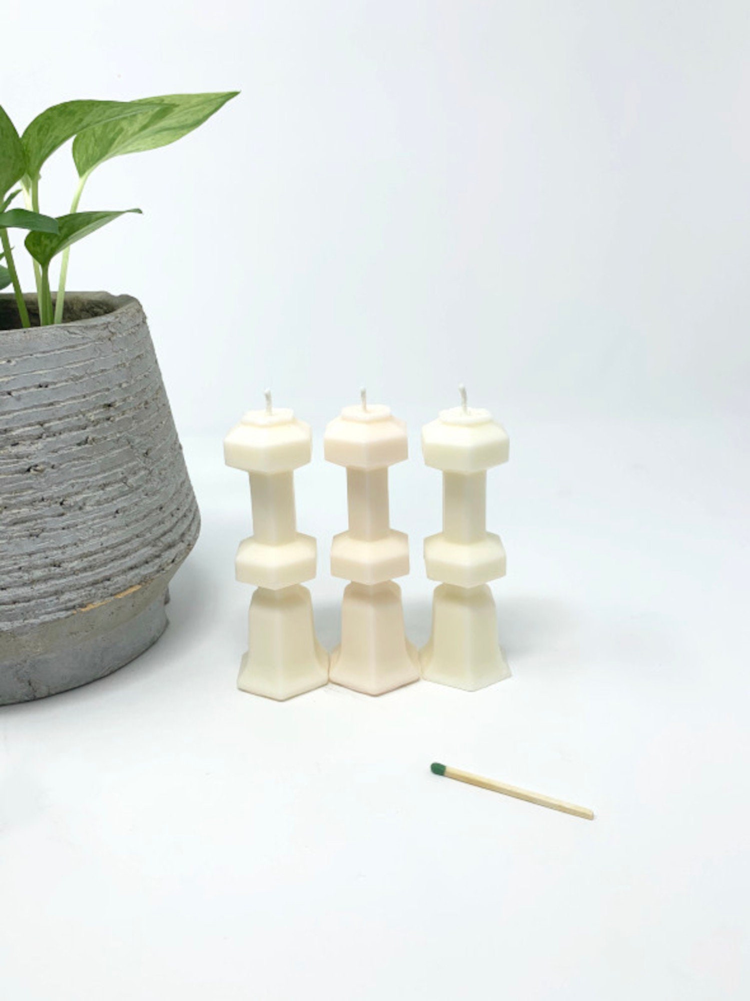 Ceremony Candle Soy Wax in Handmade Mold Unique Handmade Etsy