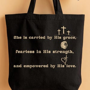 Kristen tygväska bibelstudiebärare design tro tillbehör svart religiös tillbedjan kyrklig gudstjänst bibel bär kors minimalistisk